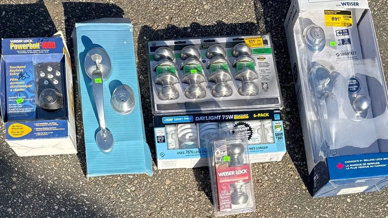 Weiser Locksets and Door Hardware Assortment