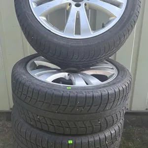 4 Alloy Wheels with Mounted Winter Tires 225/45R17 Michelin Primacy Alpine
