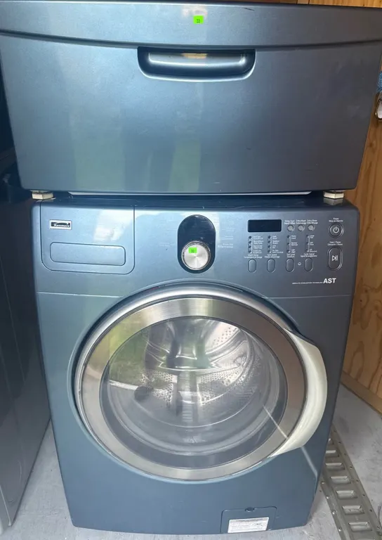 Kenmore Front Load Washing Machine with Pedestal Drawer