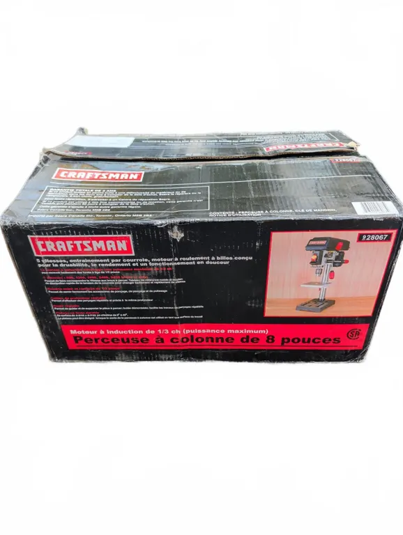 Craftsman 8-Inch Drill Press, 1/3 HP Induction Motor, New in Box