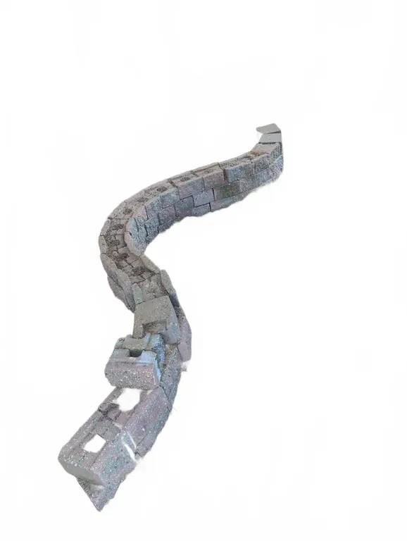 Curved Concrete Garden Retaining Wall Blocks