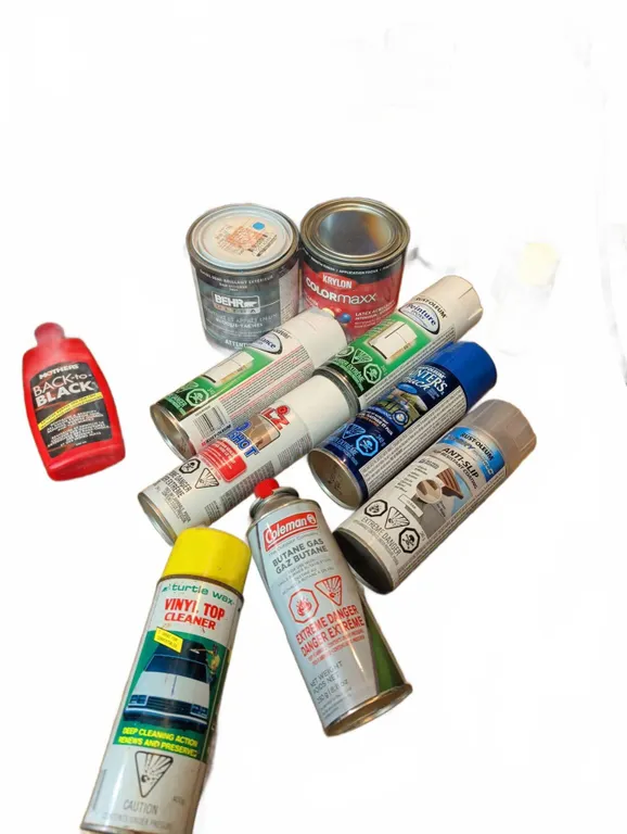 Automotive and Household Aerosol Sprays and Cleaners