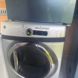 GE Front Load Electric Dryer with Pedestal Storage Drawer