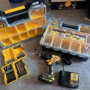 DEWALT 20V MAX Brushless Drill Kit With Accessories and Storage