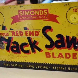 Simonds “Red End” Hacksaw Blade Store Display