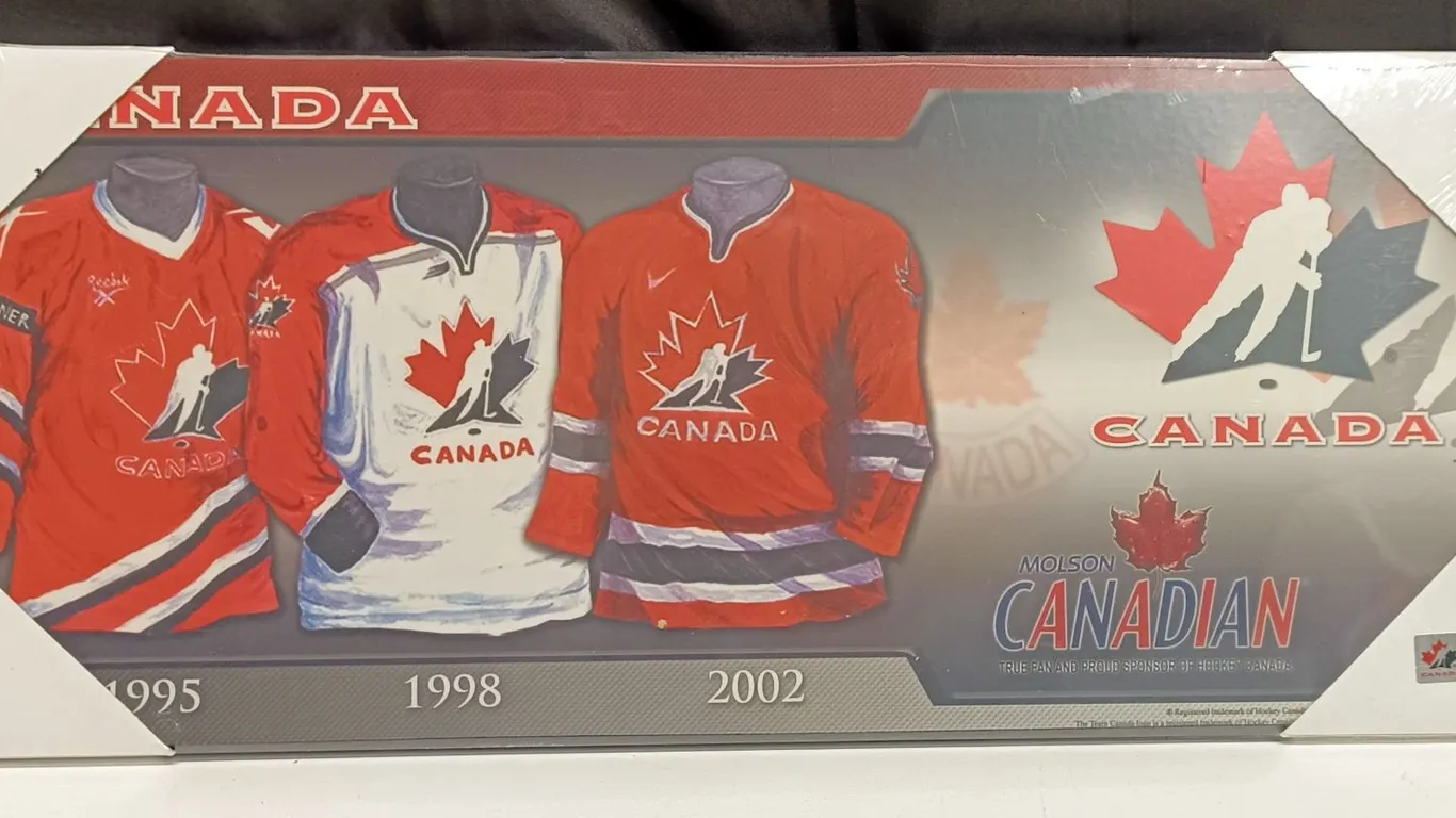Canada Plaque - NHL 1995- 1998- 2002