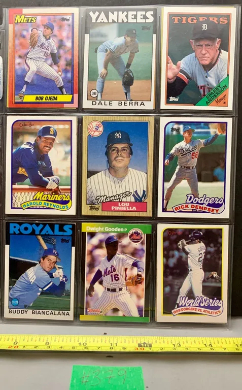 (18) Vintage 1980’s MLB Baseball Cards