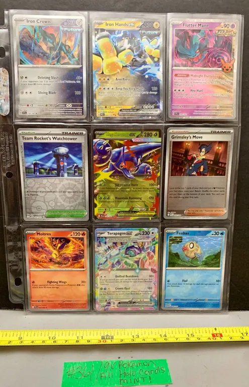 (9) Rare Pokémon Holo Cards (Mixed Sets) – MINT