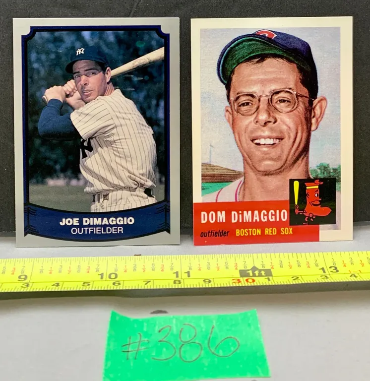 Joe & Dom Dimaggio Baseball Cards