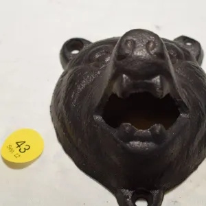 Cast Grizzly Bear Bottle Opener