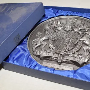 1977 Queens Jubilee Presentation Plaque
