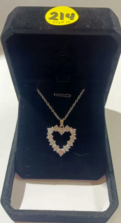 5) NEW Platinum Plated 2.4tcw Necklace - 16" - 18" Long