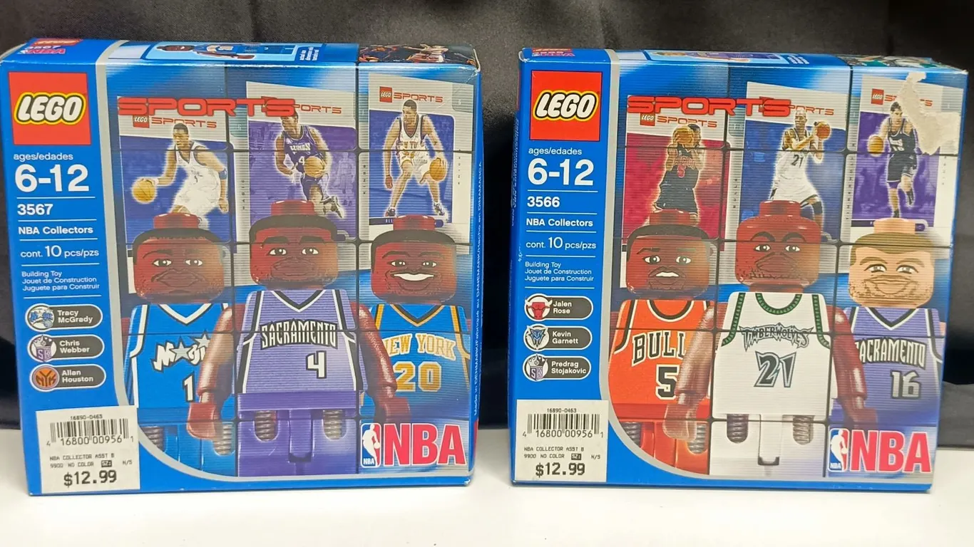 Lego- 2 Sets - McGrady, Webber, Houston, Rose Garnett, StojaKovic