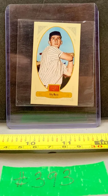 Billi Martin Broad Leaf Mini Baseball Card