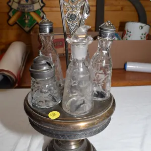 Antique Cruet Set – As Is