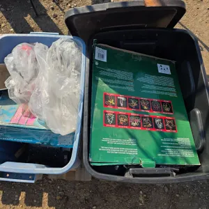 Misc. Lot inc. (2) Storage Totes