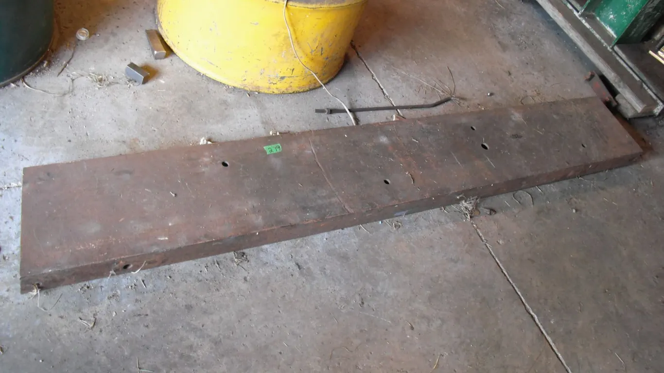 large steel beam - 2.5"x10"x72" long at shortest,