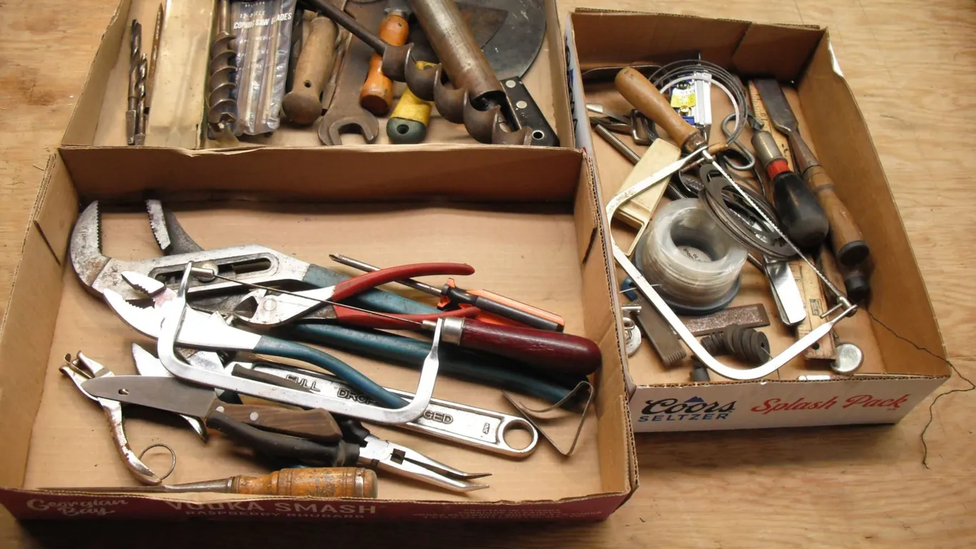 lot of vintage tools