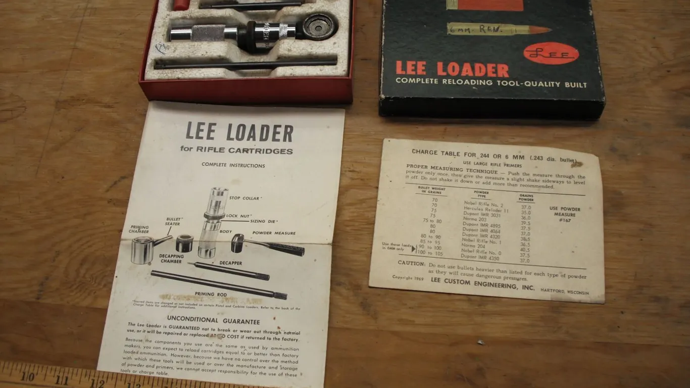Lee reloading kit