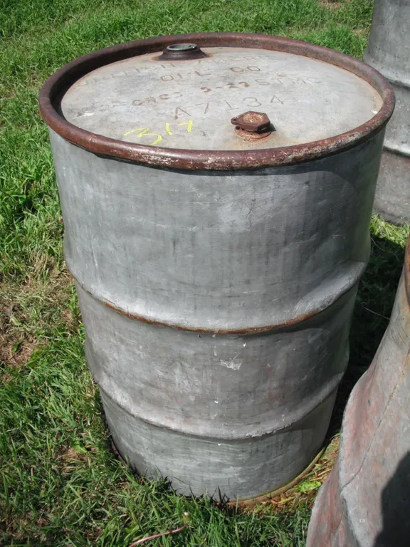 British American oil barrel
