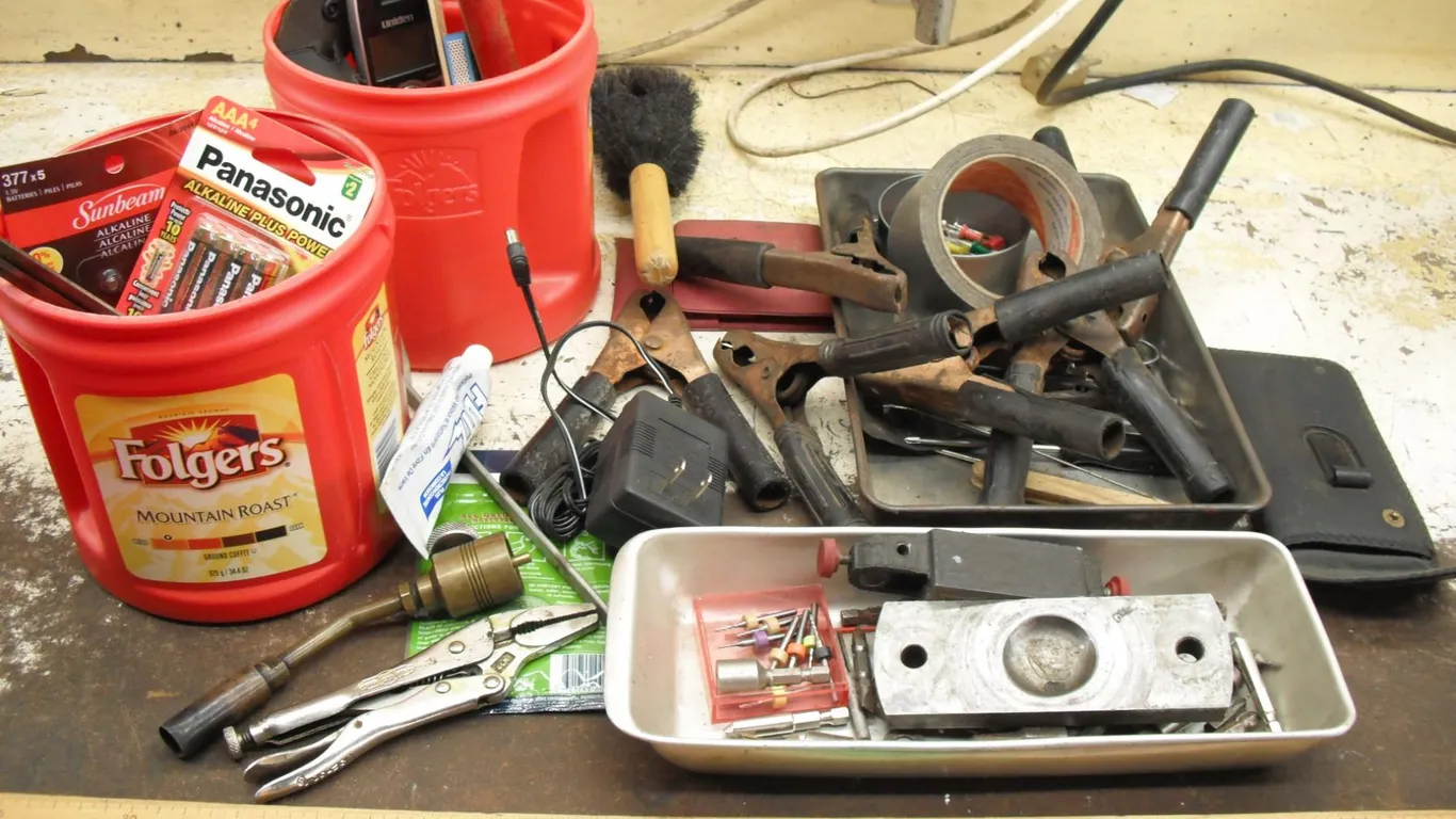 assorted tools & hardware