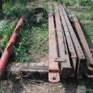 assorted steel beams -