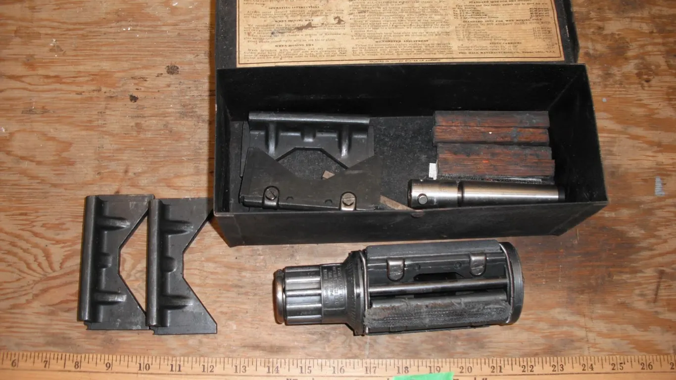 Model H Hall cylinder hone set
