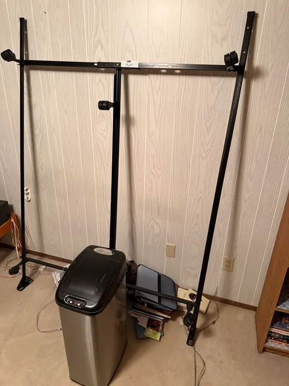 Bed Frame and Sensor Garbage Can