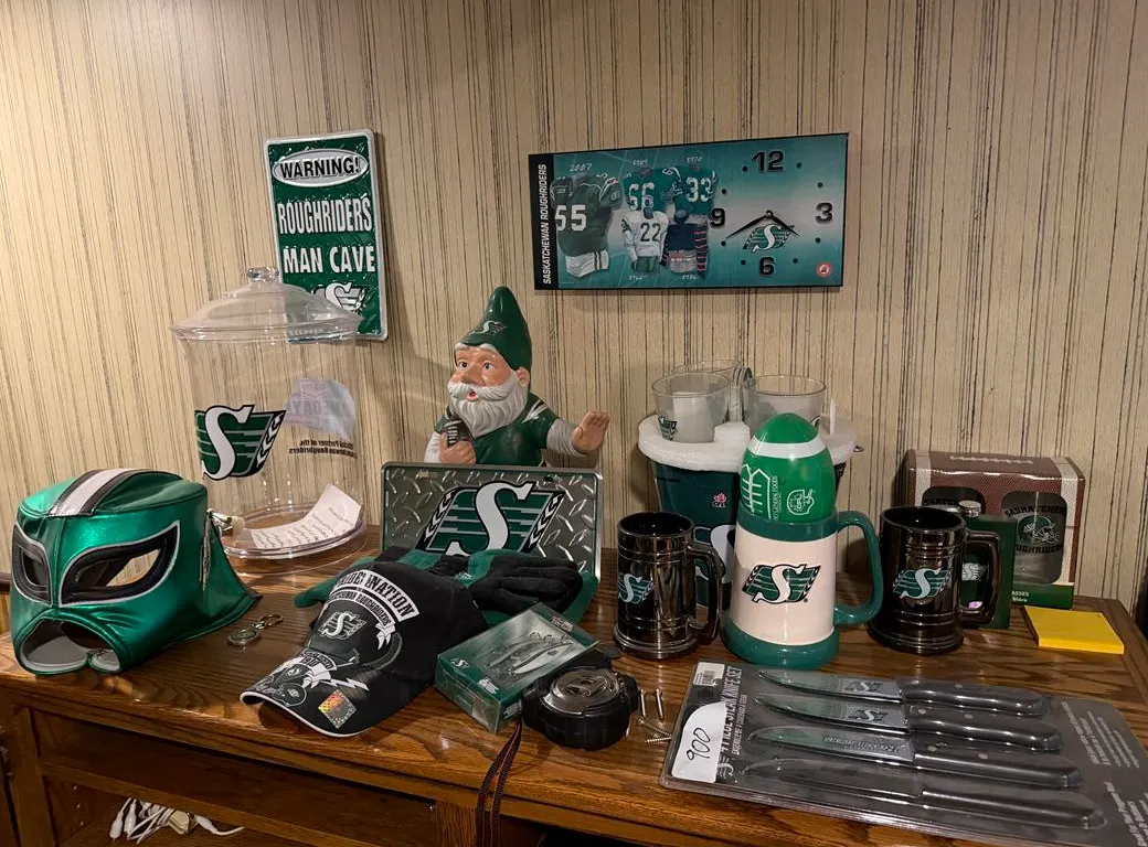 Sask Roughriders Memorabilia