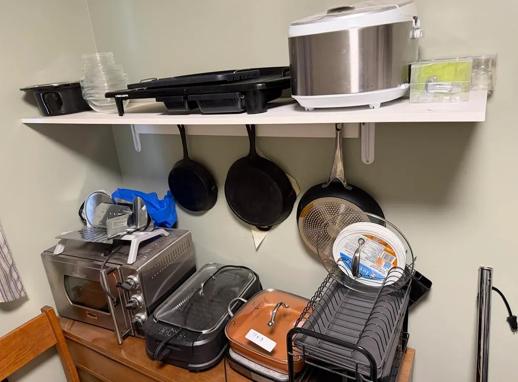 Wolf Gang Puck Oven, Slicer and Cookware