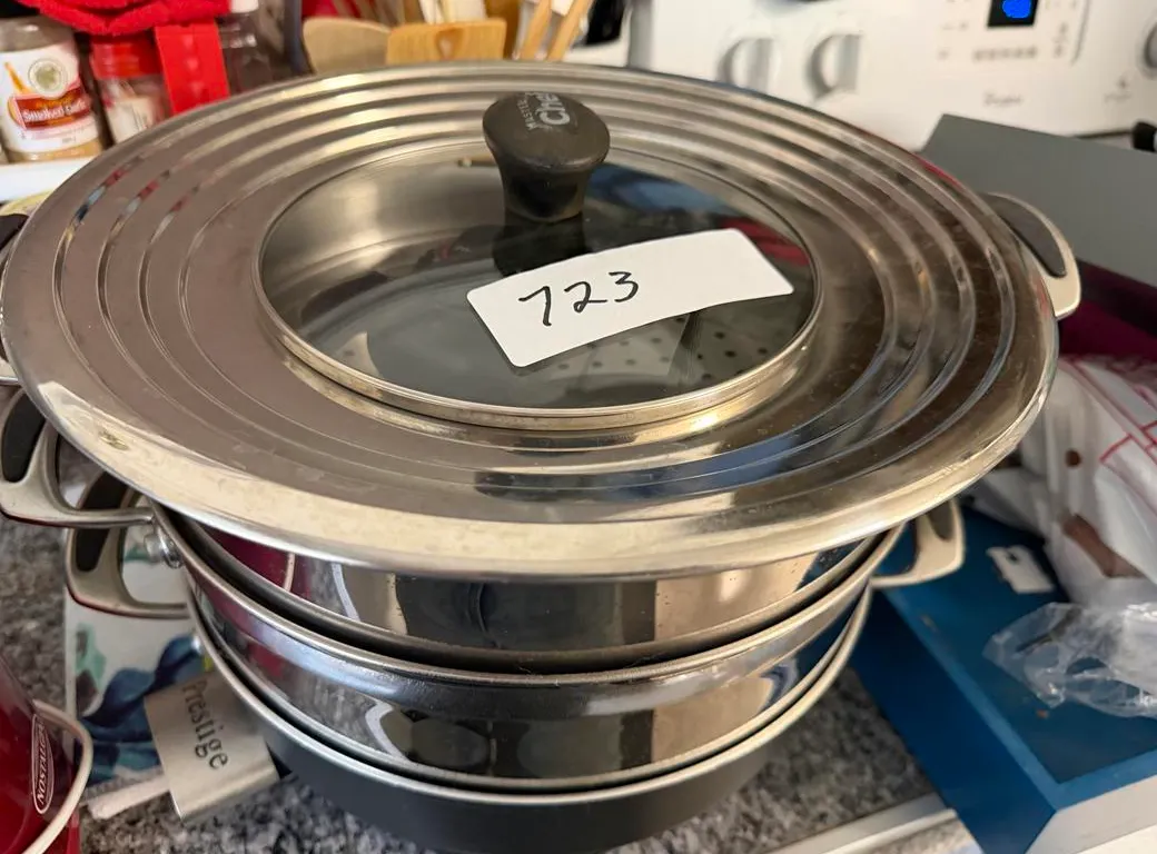 Electric 3-Pan Steam Cook Set