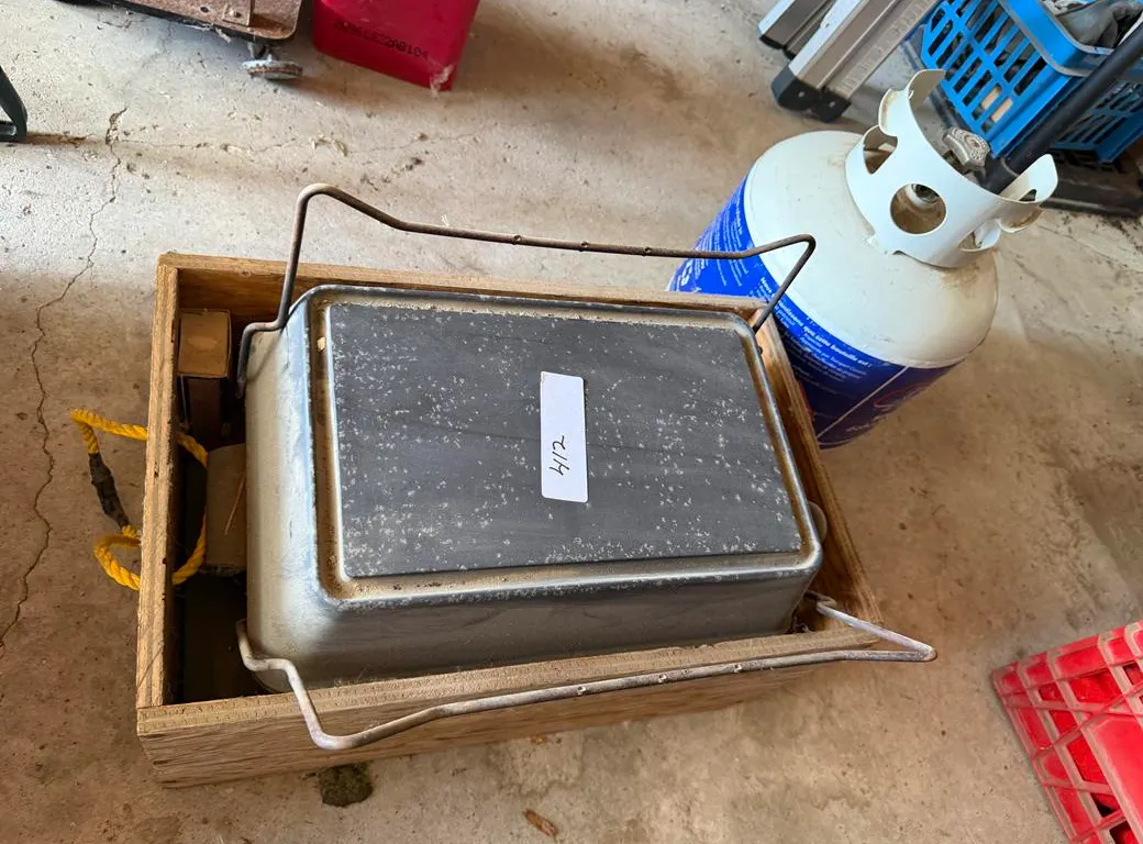 Portable BBQ and Propane Tank