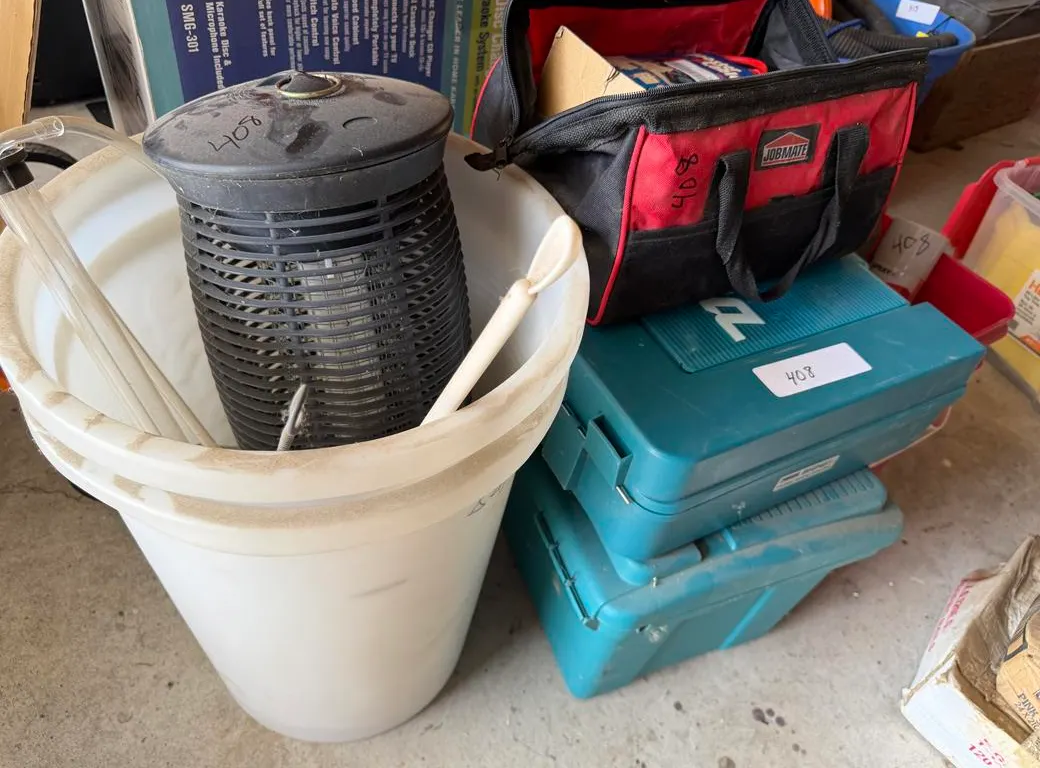 Bug Zapper, Booster Cables & Empty Kits