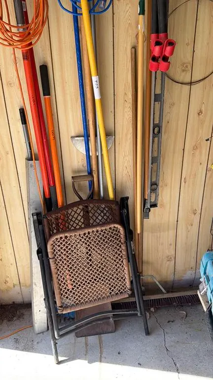 Garden Tools, Chair, Level & More
