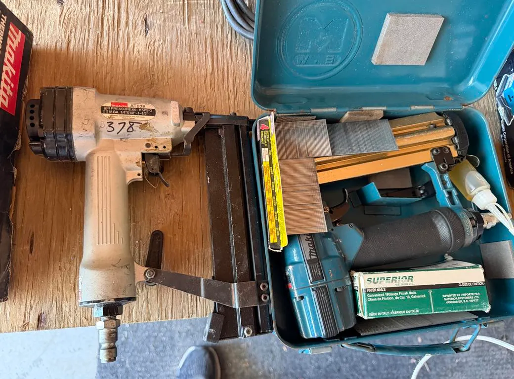 (2) Makita Air Nailers