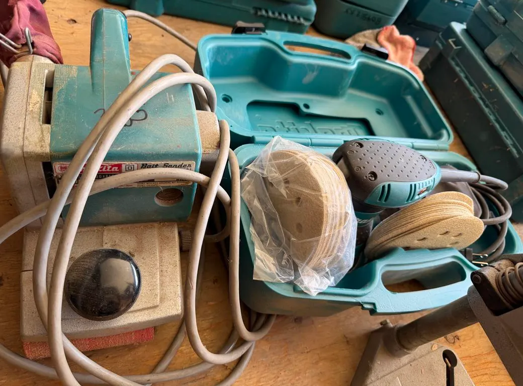 Makita Corded Belt Sander and Palm Sander