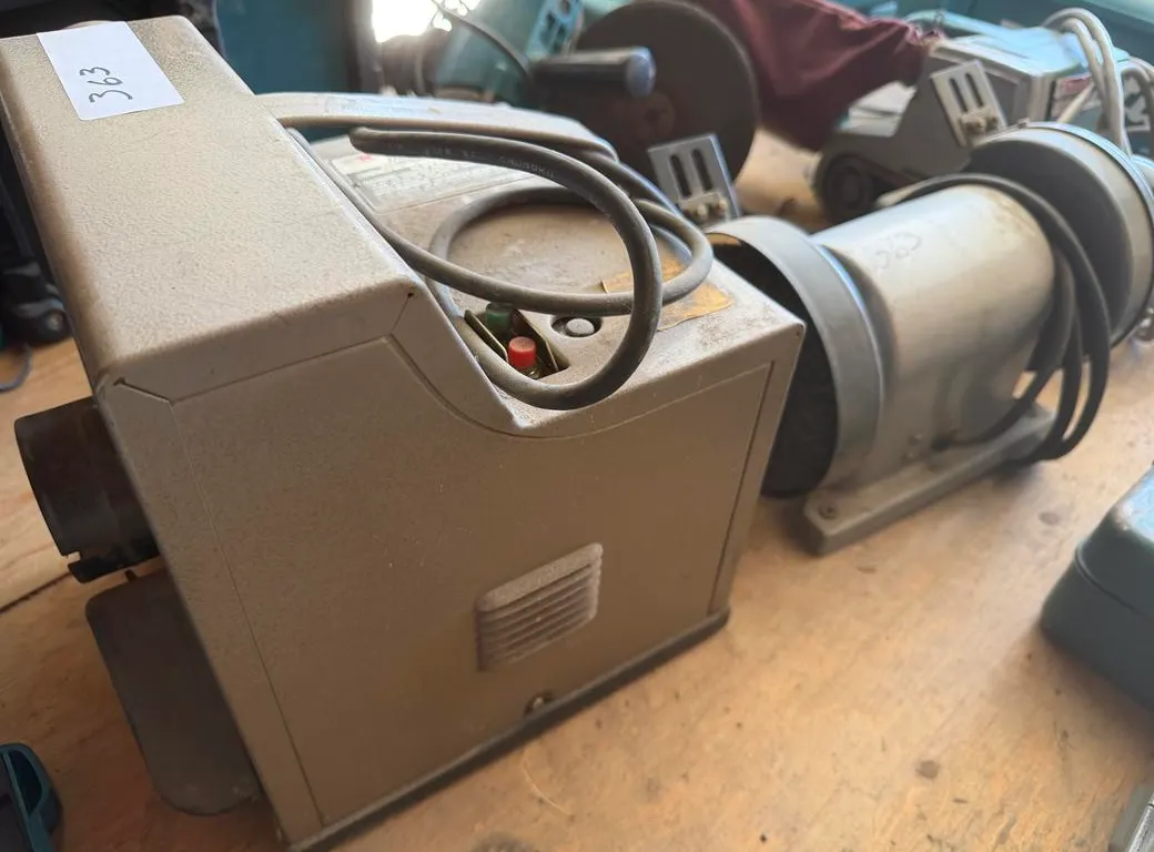 Makita Dust Collector System and Bench Grinder