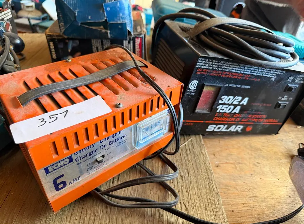 (2) Battery Chargers