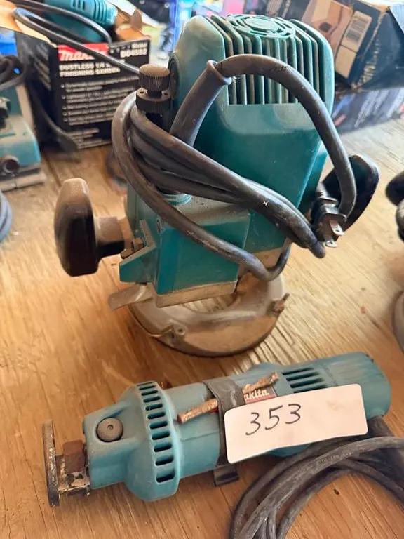 Makita Corded Router and Drill