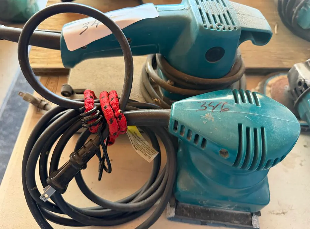 (2) Makita Corded Sanders