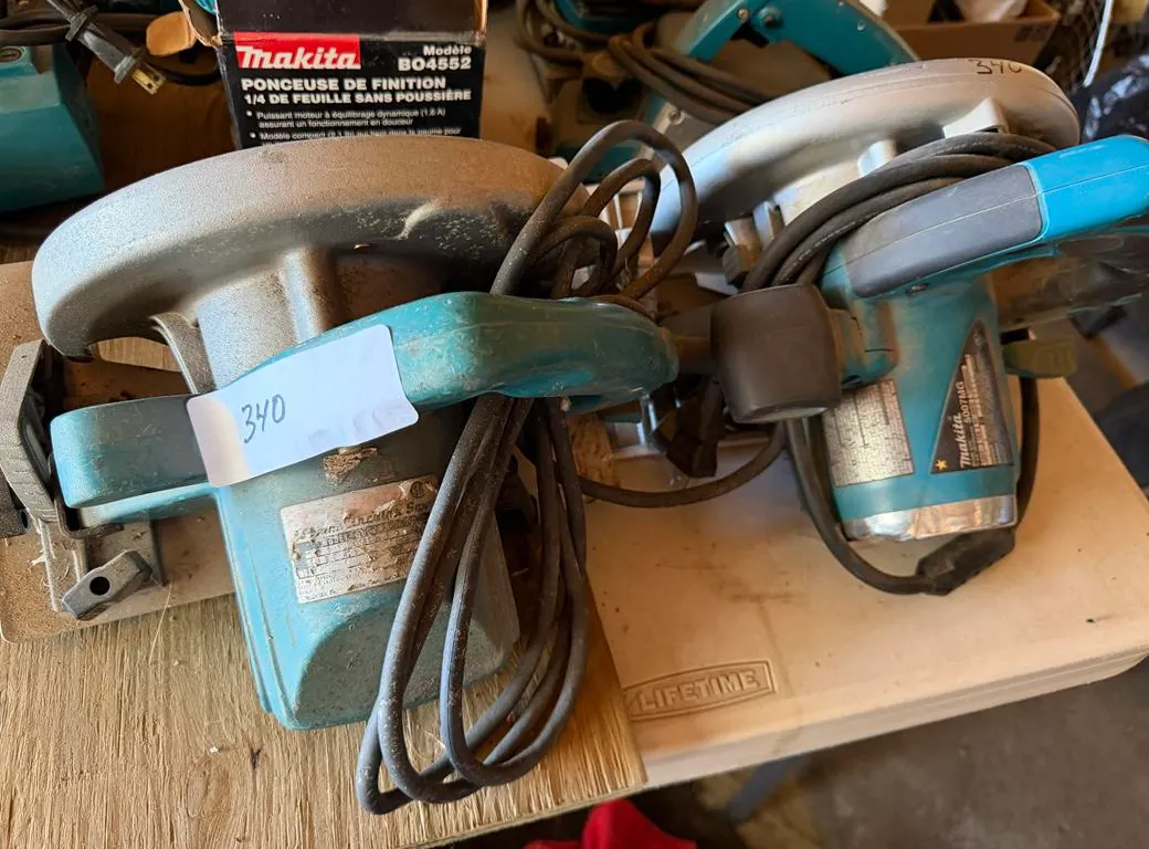 (2) Makita Circular Saws