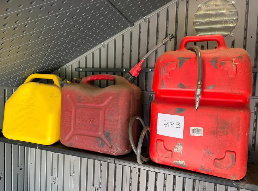 (3) Boat Tank Fuel Jugs