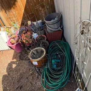Garden Hose, Sprinklers & Pots