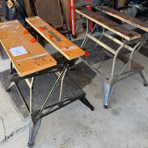 (2) Folding Work Mates