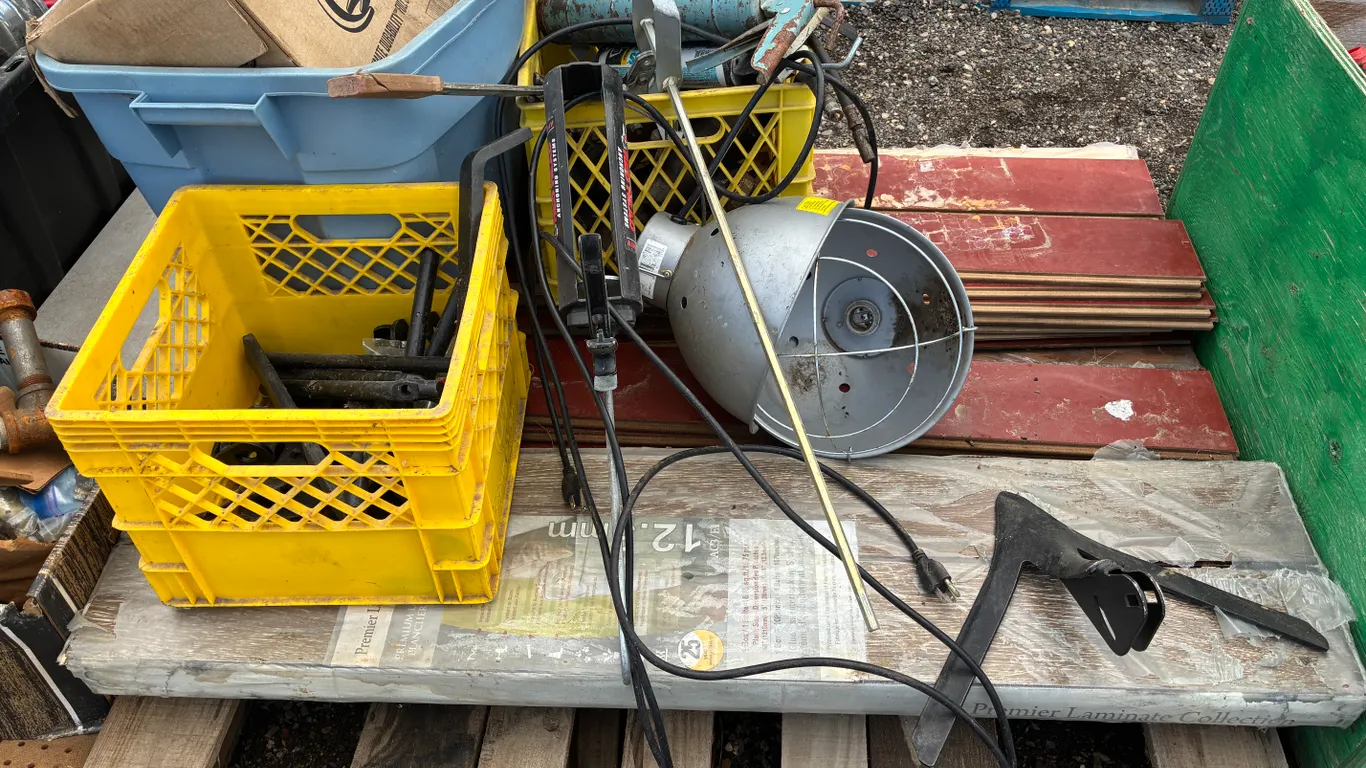 Flooring, Heat Lamps, Caulking Guns and Misc.