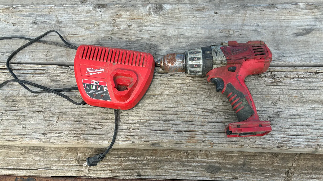 Milwaukee Drill and Charger (No Battery)