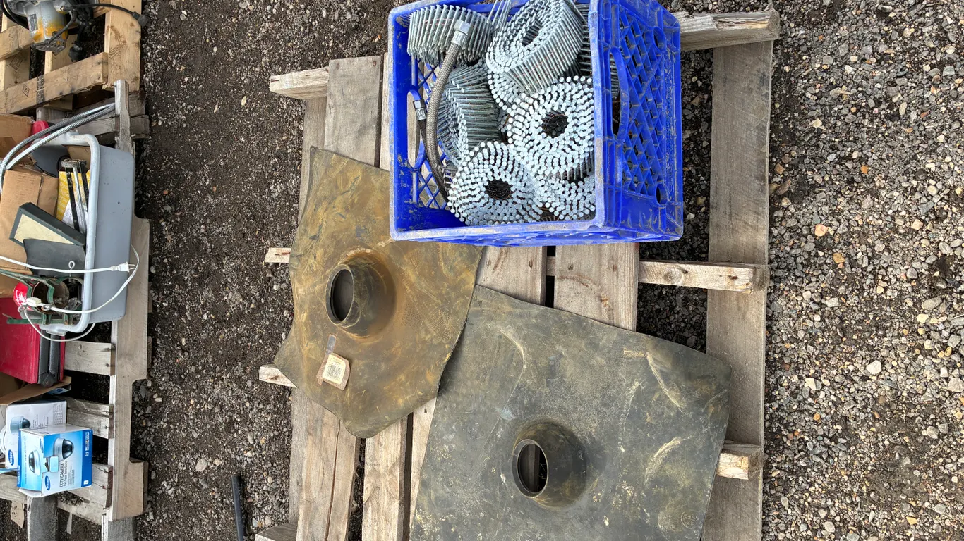 2" Coil Nails and Roof Vent Flashing