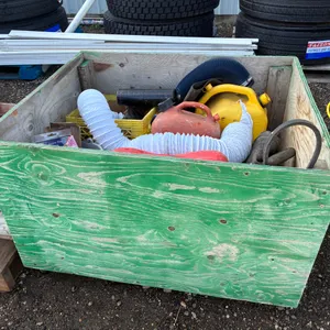 Box on Wheels with Jerry Cans