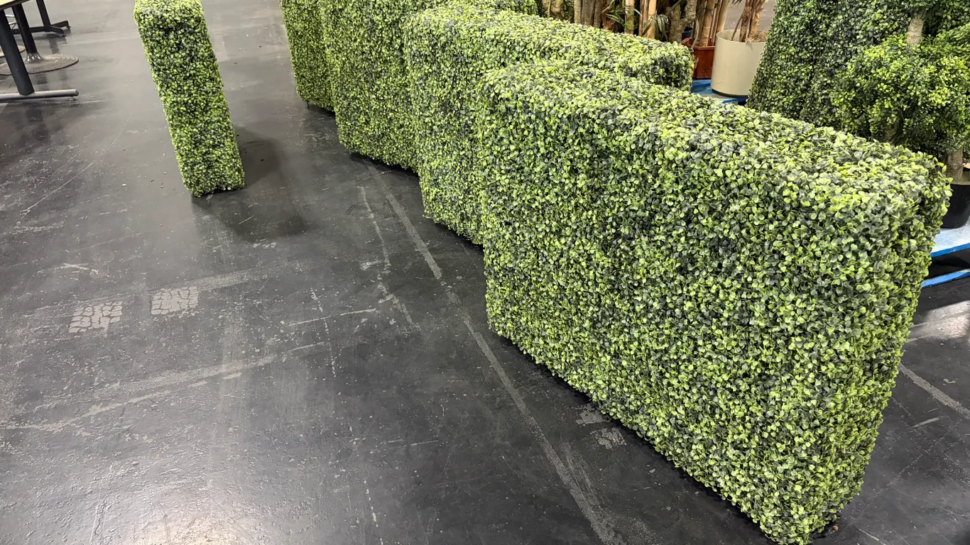 (7) ARTIFICIAL BOXWOOD HEDGE PANELS