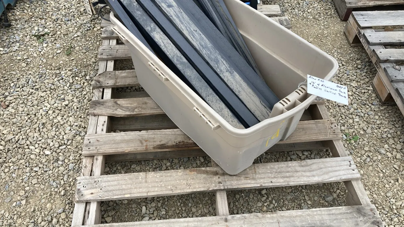 10' of Black Vertical Barred Aluminum Deck Railing